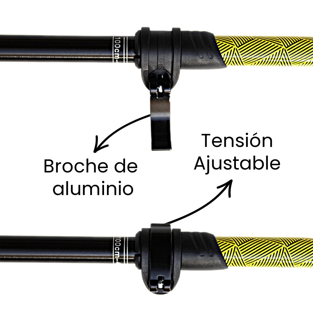 Bastones de Senderismo Telescópico - Aluminio 7075