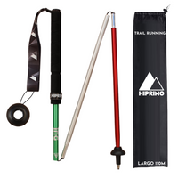 Thumbnail for Bastones Trail Running Tricolor Plegables - Aluminio 7075