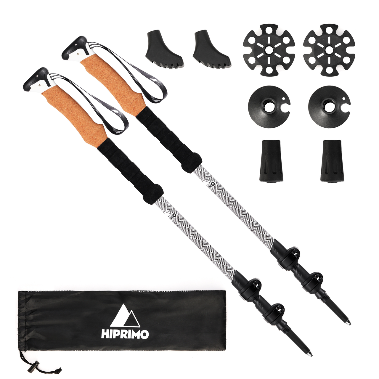 Bastones de Senderismo Telescópico - Aluminio 7075