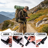 Thumbnail for Bastones de Senderismo Telescópico - Aluminio 7075