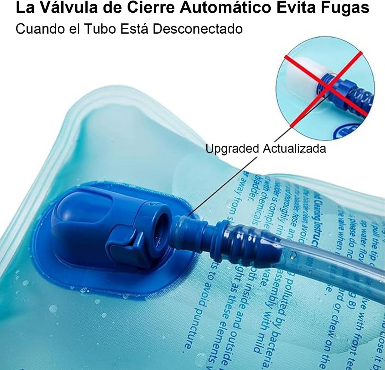 Bolsa de Hidratación para Mochila y Chaleco Deposito Agua 2L y 3L