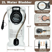 Thumbnail for Bolsa de Hidratación para Mochila y Chaleco Deposito Agua 2L y 3L