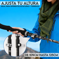 Thumbnail for Bastones para Senderismo con AntiShock - Aluminio 7075