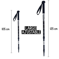 Thumbnail for Hiprimo Bastones de Senderismo de Aluminio 7075 Ajustables y Plegables