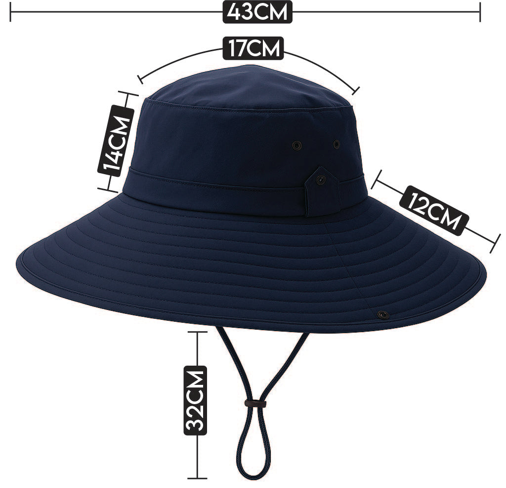 Sombrero Para Sol Ala Ancha Unisex Senderismo Protección Uv