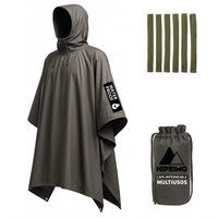 Thumbnail for Impermeable Para Lluvia Poncho Capa Unisex Multifuncional 3 en 1