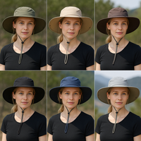 Thumbnail for Sombrero Para Sol Ala Ancha Unisex Senderismo Protección Uv