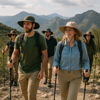 Thumbnail for Sombrero Para Sol Ala Ancha Unisex Senderismo Protección Uv