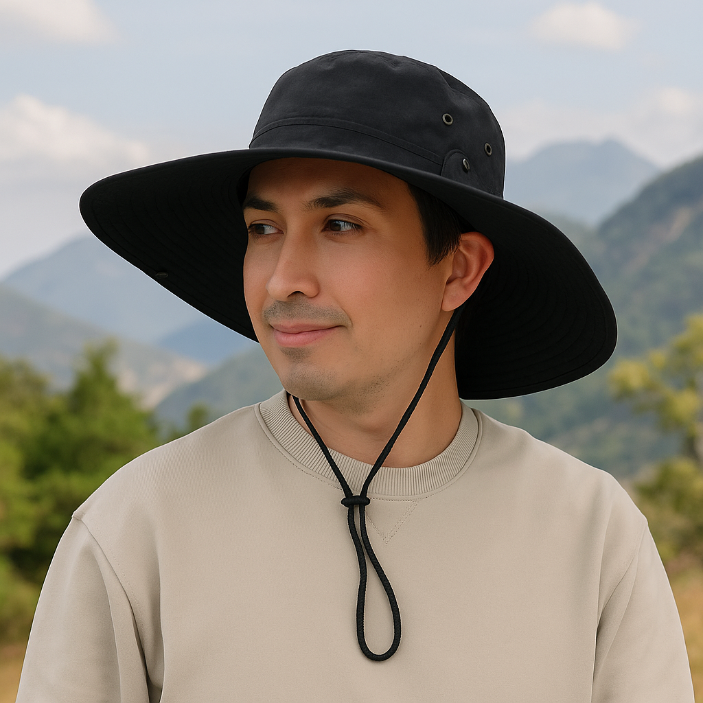 Sombrero Para Sol Ala Ancha Unisex Senderismo Protección Uv