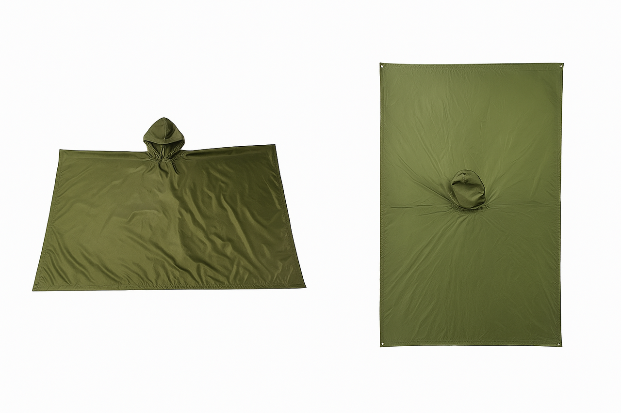 Impermeable Para Lluvia Poncho Capa Unisex Multifuncional 3 en 1